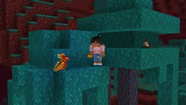 Screenshot of the Minecraft Bedrock Marketplace product Mythical Beasts Add-On created by Lunar Client.