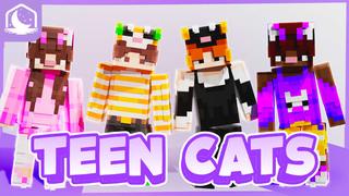 Thumbnail of the Minecraft Bedrock Marketplace product Teen Cats created by Lunar Client.