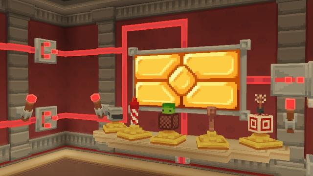 Screenshot of the Minecraft Bedrock Marketplace product Triumphs & Trophies created by Lunar Client.