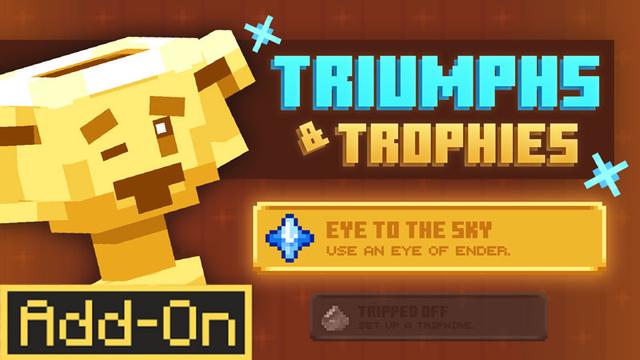Thumbnail of the Minecraft Bedrock Marketplace product Triumphs & Trophies created by Lunar Client.
