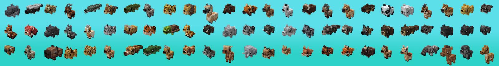 Panorama of the Minecraft Bedrock Marketplace product BABY ANIMALS Add-On created by Maca Designs.