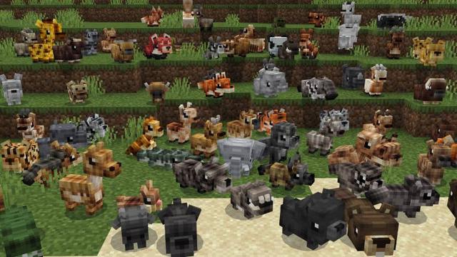 Screenshot of the Minecraft Bedrock Marketplace product BABY ANIMALS Add-On created by Maca Designs.