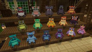 Screenshot of the Minecraft Bedrock Marketplace product Backpack Pets created by Maca Designs.