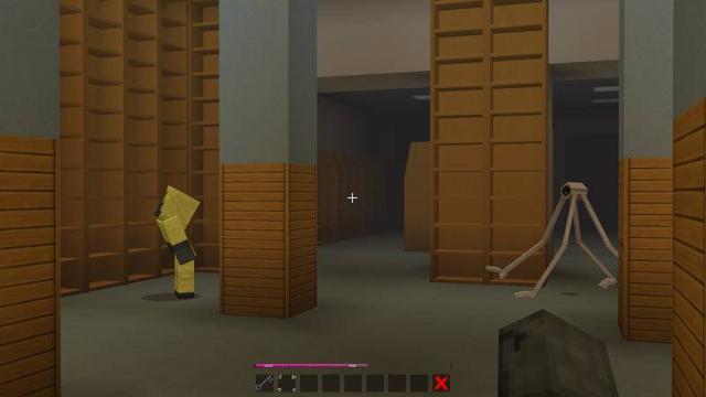 Screenshot of the Minecraft Bedrock Marketplace product BACKROOMS INFINITY created by Maca Designs.