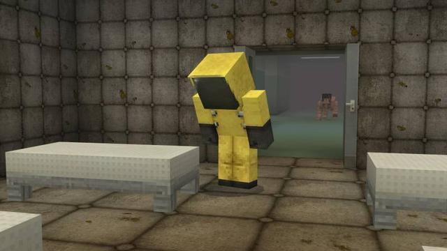 Screenshot of the Minecraft Bedrock Marketplace product BACKROOMS INFINITY created by Maca Designs.