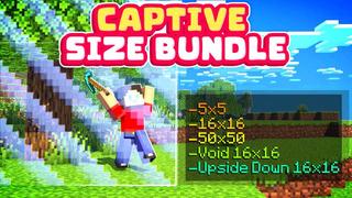 Thumbnail of the Minecraft Bedrock Marketplace product CAPTIVE SIZE BUNDLE created by Maca Designs.
