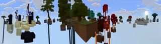 Panorama of the Minecraft Bedrock Marketplace product Captive Skyblock created by Maca Designs.