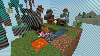 Screenshot of the Minecraft Bedrock Marketplace product Captive Skyblock created by Maca Designs.