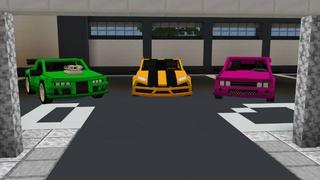 Screenshot of the Minecraft Bedrock Marketplace product CARS created by Maca Designs.