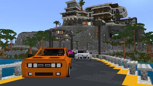 Screenshot of the Minecraft Bedrock Marketplace product CARS created by Maca Designs.