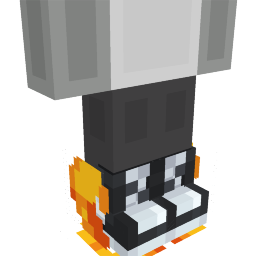 Thumbnail of the Minecraft Bedrock Marketplace product Cool Fire Sneakers created by Maca Designs.