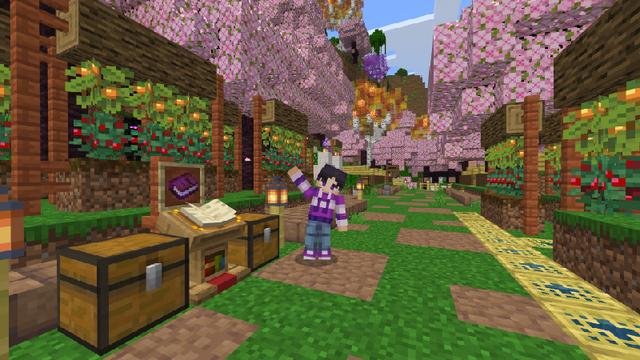 Screenshot of the Minecraft Bedrock Marketplace product Custom Smartphones created by Maca Designs.