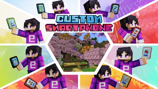 Thumbnail of the Minecraft Bedrock Marketplace product Custom Smartphones created by Maca Designs.
