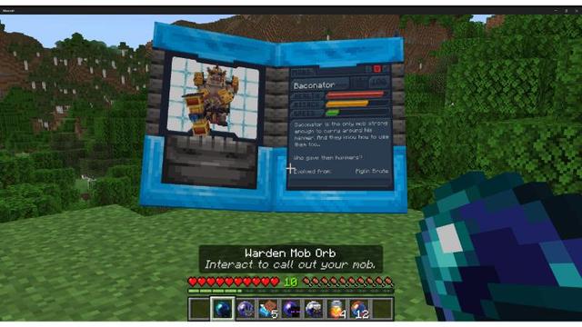 Screenshot of the Minecraft Bedrock Marketplace product EVOLVING MOBS Add-On created by Maca Designs.