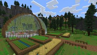 Screenshot of the Minecraft Bedrock Marketplace product Find The Button! created by Maca Designs.