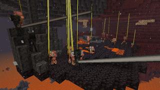 Screenshot of the Minecraft Bedrock Marketplace product Long Weapons created by Maca Designs.