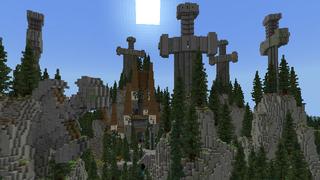 Screenshot of the Minecraft Bedrock Marketplace product Long Weapons created by Maca Designs.