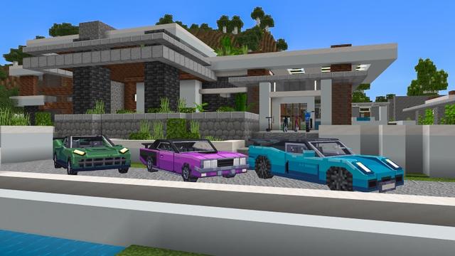 Screenshot of the Minecraft Bedrock Marketplace product MODERN FURNITURE created by Maca Designs.