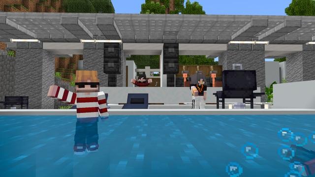 Screenshot of the Minecraft Bedrock Marketplace product MODERN FURNITURE created by Maca Designs.