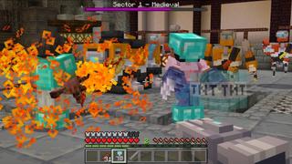 Screenshot of the Minecraft Bedrock Marketplace product MORE WEAPONS created by Maca Designs.