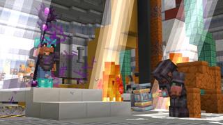 Screenshot of the Minecraft Bedrock Marketplace product MORE WEAPONS created by Maca Designs.