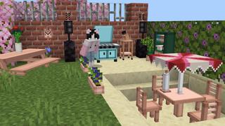 Screenshot of the Minecraft Bedrock Marketplace product NEKO FURNITURE created by Maca Designs.