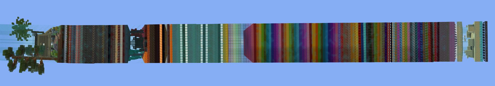 Panorama of the Minecraft Bedrock Marketplace product OP Captive Survival created by Maca Designs.