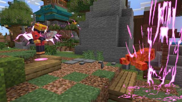 Screenshot of the Minecraft Bedrock Marketplace product OP SWORDS created by Maca Designs.