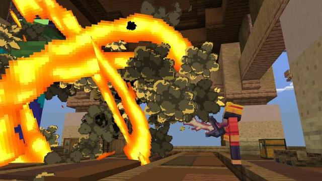 Screenshot of the Minecraft Bedrock Marketplace product OP SWORDS created by Maca Designs.
