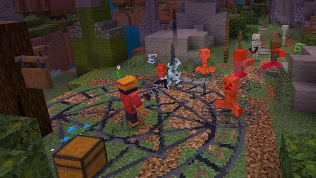 Screenshot of the Minecraft Bedrock Marketplace product OP SWORDS created by Maca Designs.
