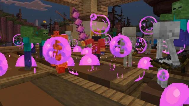 Screenshot of the Minecraft Bedrock Marketplace product OP SWORDS created by Maca Designs.