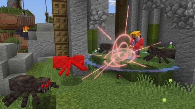 Screenshot of the Minecraft Bedrock Marketplace product OP SWORDS created by Maca Designs.