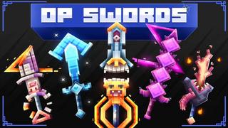 Thumbnail of the Minecraft Bedrock Marketplace product OP SWORDS created by Maca Designs.