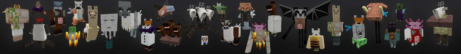 Panorama of the Minecraft Bedrock Marketplace product PLAYER FUSION created by Maca Designs.