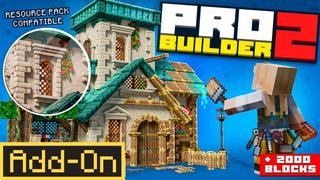 Thumbnail of the Minecraft Bedrock Marketplace product PRO Builder Add-On created by Maca Designs.