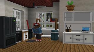 Screenshot of the Minecraft Bedrock Marketplace product SIMPLE FURNITURE created by Maca Designs.