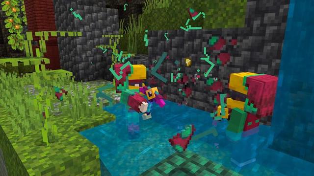 Screenshot of the Minecraft Bedrock Marketplace product Sniffer Expansion created by Maca Designs.