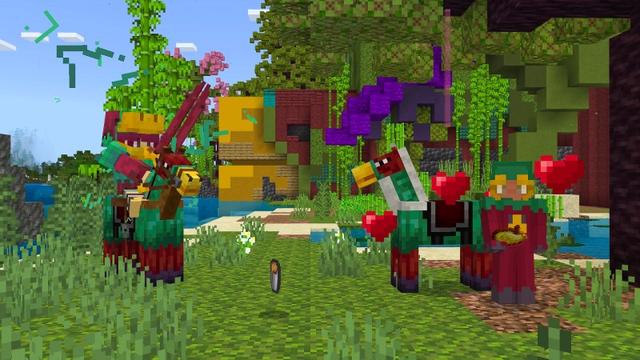 Screenshot of the Minecraft Bedrock Marketplace product Sniffer Expansion created by Maca Designs.
