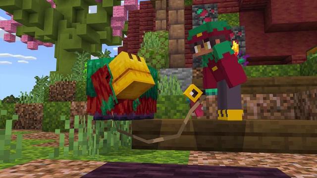 Screenshot of the Minecraft Bedrock Marketplace product Sniffer Expansion created by Maca Designs.