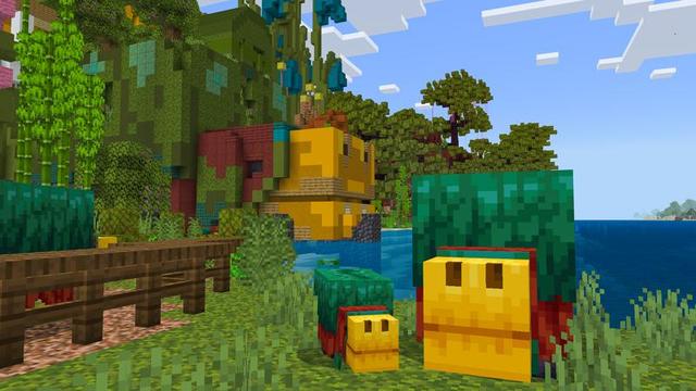 Screenshot of the Minecraft Bedrock Marketplace product Sniffer Expansion created by Maca Designs.