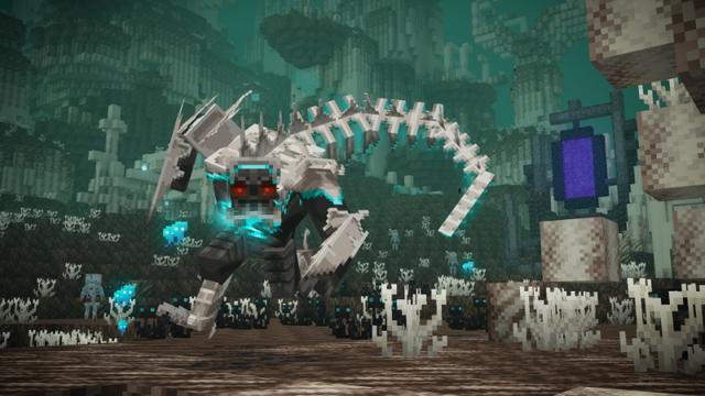 Screenshot of the Minecraft Bedrock Marketplace product The Corrupted Wilds Add-On created by Maca Designs.