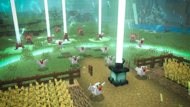 Screenshot of the Minecraft Bedrock Marketplace product The Corrupted Wilds Add-On created by Maca Designs.