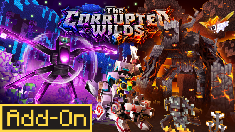 Thumbnail of the Minecraft Bedrock Marketplace product El Add-On «The Corrupted Wilds» created by Maca Designs.
