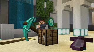 Screenshot of the Minecraft Bedrock Marketplace product Thicc Weapons created by Maca Designs.