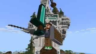 Screenshot of the Minecraft Bedrock Marketplace product Thicc Weapons created by Maca Designs.