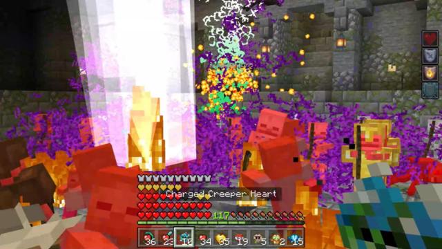 Screenshot of the Minecraft Bedrock Marketplace product ULTIMATE CUSTOM HEARTS created by Maca Designs.
