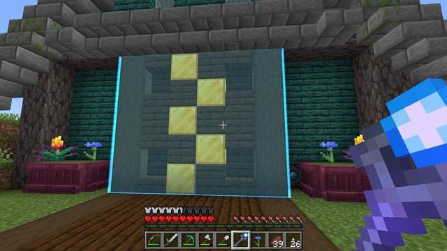 Screenshot of the Minecraft Bedrock Marketplace product ULTIMATE SECRET DOORS Add-On created by Maca Designs.