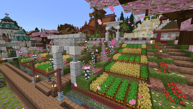 Screenshot of the Minecraft Bedrock Marketplace product Victorian House created by Maca Designs.