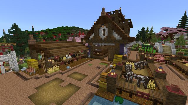 Screenshot of the Minecraft Bedrock Marketplace product Victorian House created by Maca Designs.
