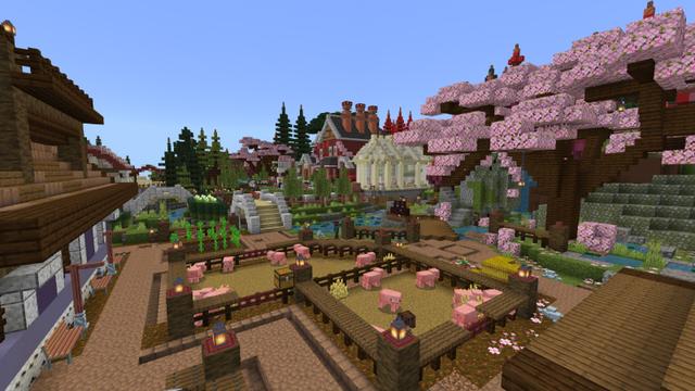 Screenshot of the Minecraft Bedrock Marketplace product Victorian House created by Maca Designs.